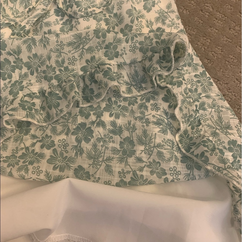 SIMPLEE RUFFLE MINI DRESS FLOUNCE HEM DRESS - Picture 7 of 8